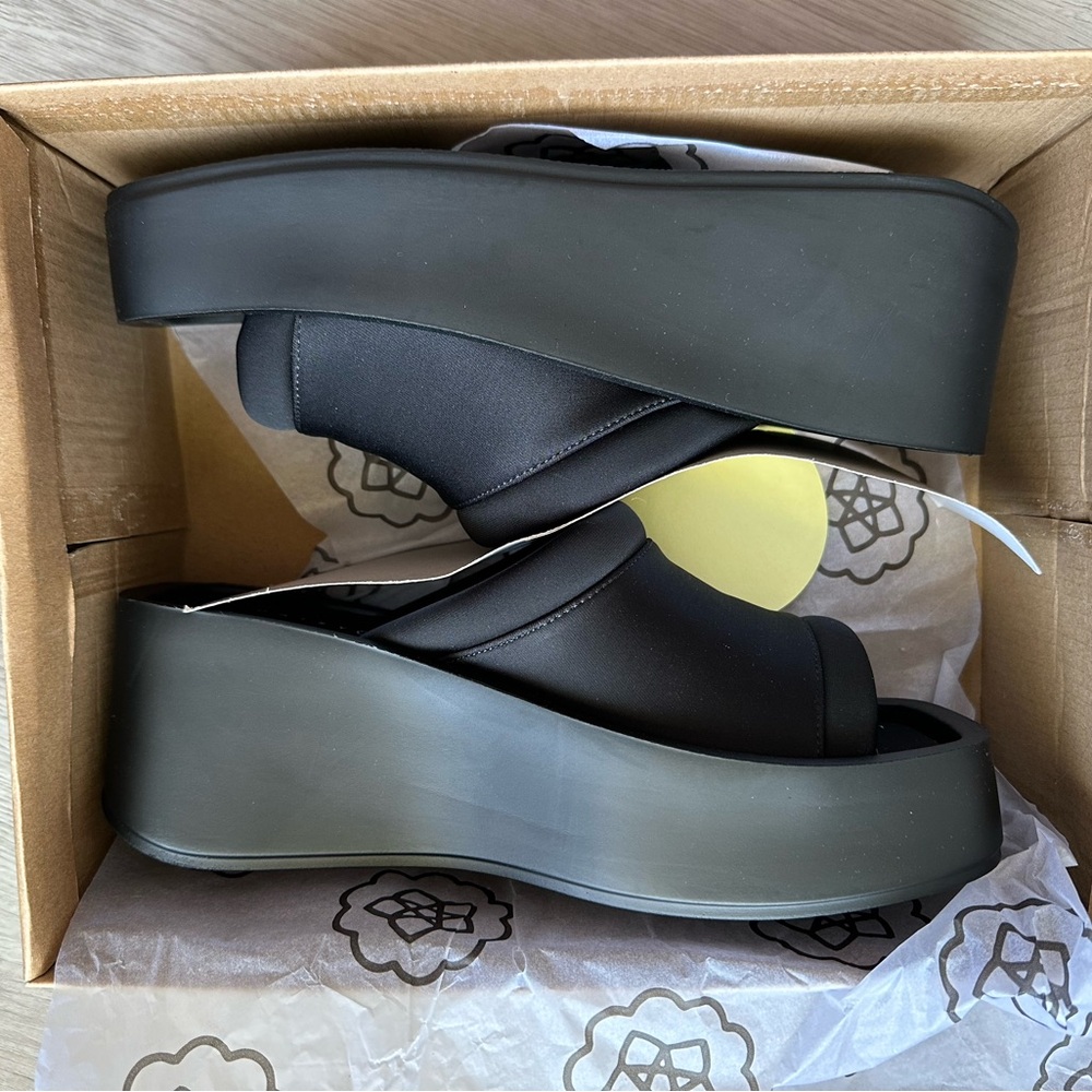 Daisy Street size 6 black chunky heels